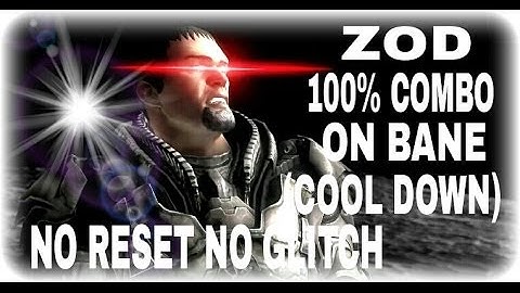 Injustice-Zod 100% combo no reset