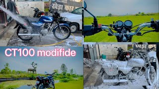 CT 100 MODIFIED || CT 100 MILEAGE TEST,CT 100 OLD MODEL CLUTCH PLATE,CT 100 OLD MODIFIED || 🧽 WASH
