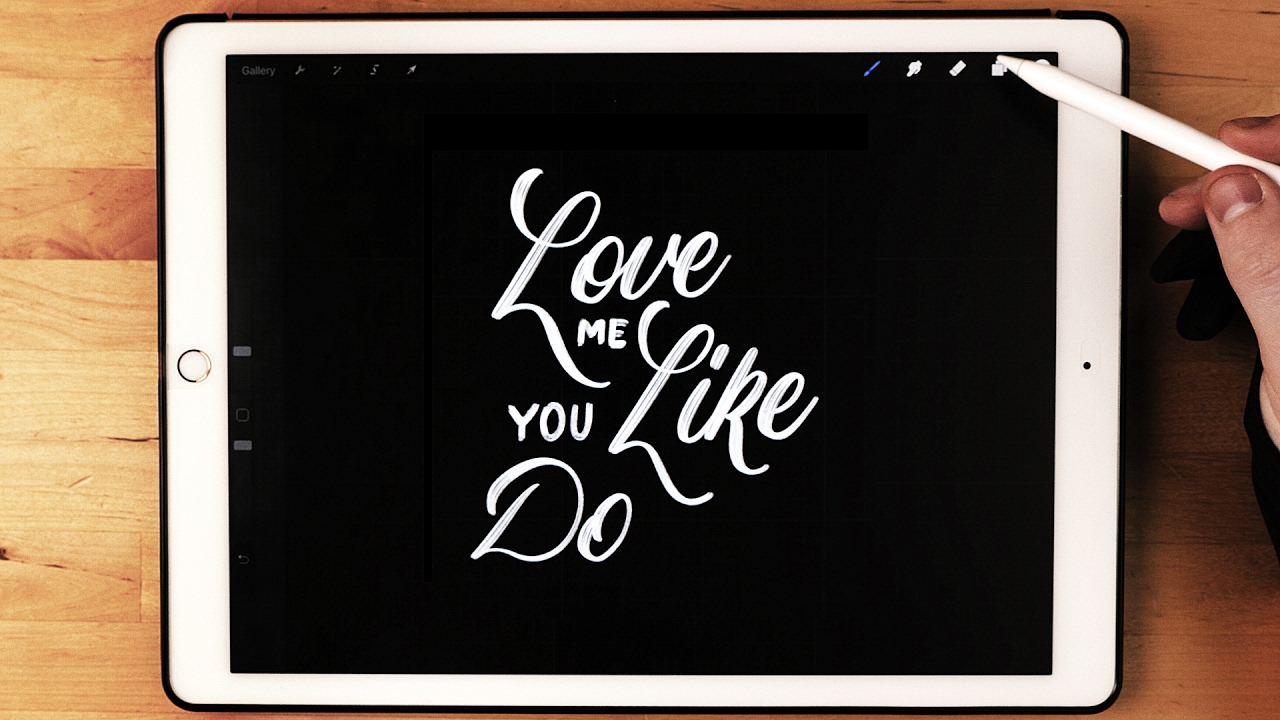 iPad Pro Apple Pencil Calligraphy Tutorial 🖌 YouTube