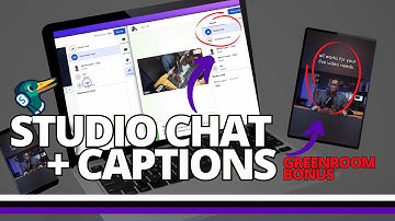 StreamYard Studio Chat, Captions for Shorts/Reels, and a Green Room Bonus
