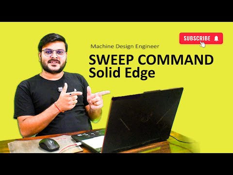 SWEEP COMMAND AND SWEEP Cut Command in Solid Edge