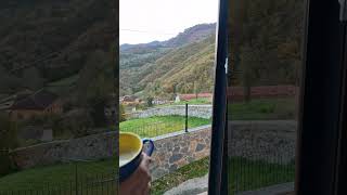 Casa de aldea El Sebargu (Taranes - Asturias): vistas desde la habitación principal