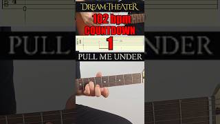 Pull Me Under Guitar Tab countdown Intro  Dream Theater Cover