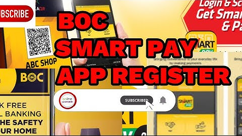 BOC SMART PAY APP REGISTER #PAY APP BOC, ONLINE TRANSFER PAY APP