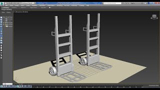 Tutorial on Modeling a Railway Prop in 3dsmax [ Transportation of luggage ]