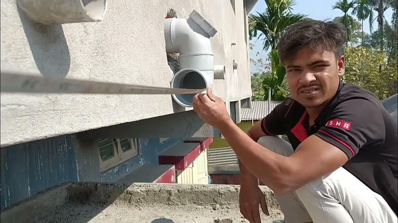 p.v.c.pipe line D teeD elvow fitting tips YouTube