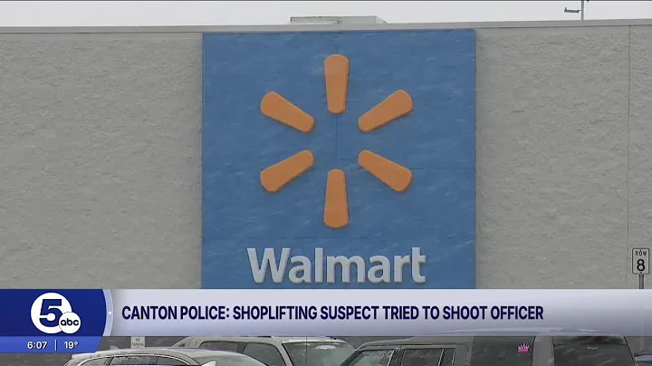 Shoplifter tries to shoot Canton officer inside Walmart, gun doesn't fire