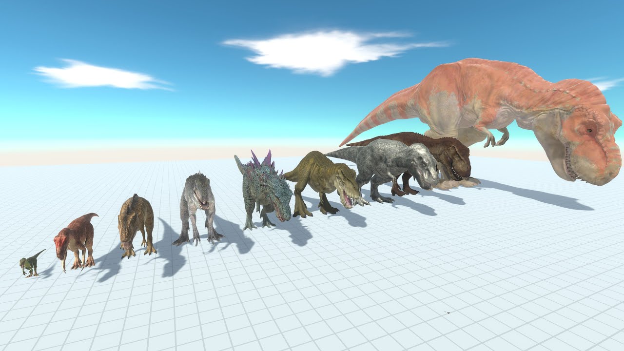 20 Mammals vs 10 Carnivorous Dinosaurs — How Far Can They Go? | Battle Simulation
