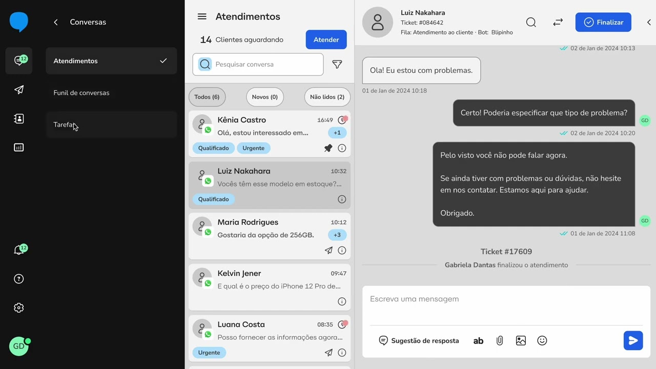 Blip Desk 3.0 - Projeto Redesign