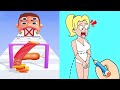 Sandwich Run Pile Ingredients VS Help Me Tricky Story - All Levels Speedrun Gameplay Android iOS Ep1