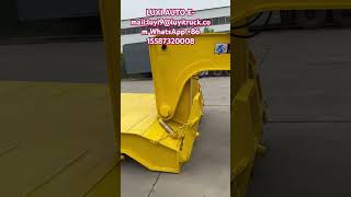 15m width 3m drawable 2m, front unloading, detachable goose-passing low flat semi-trailer. #trailer