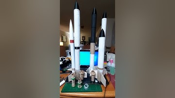 Building TP/PT roll components and removable fin cans for Entertainer series Model Rockets.