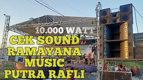 CEK SOUND RAMAYANA OM PUTRA RAFLI LIVE CERME