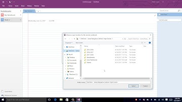 Office365 - (ONENOTE) How to Move a Notebook into OneDrive for Business W10
