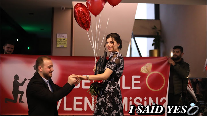 EVLİLİK TEKLİFİM 💍 I SAİD YES💍SENİNLE BİR ÖMÜRE EVET 💍💍❤️