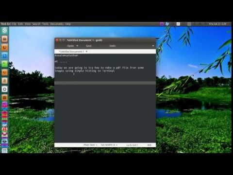Convert Images to Pdf using Terminal  Linux