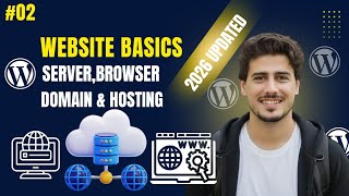 Website Basics Explained | Server, Hosting, Domain &amp; Browser (Urdu/Hindi)