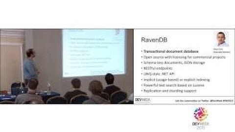 RavenDB: the .NET NoSQL database Sasha Goldshtein