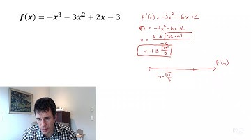 First Derivative Test Example