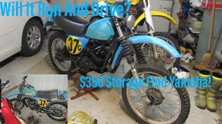 1979 Yamaha IT 250 First Start And Drive! $350 Storage Find Yamaha!