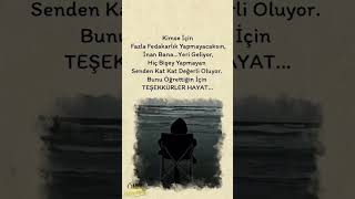 Kimse için fazla fedakarlık yapmayacaksın! #ömerhançeri #süper #hayat #yoruldum #keşfetteyiz #shorts