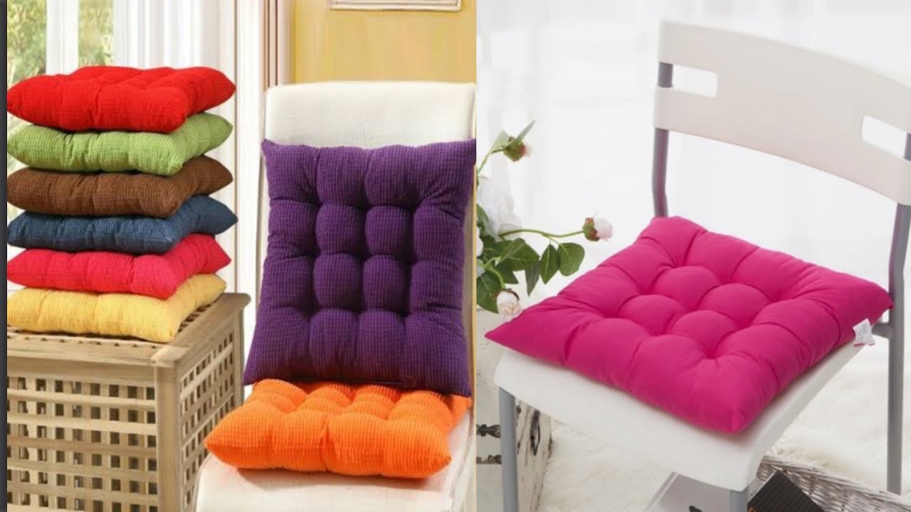 كيفية صنع وسادة كرسي بحركة واحدة فقط وبسيطة جداا New and easy project /  home projects/
