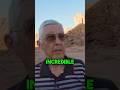 Exploring the Awe-Inspiring Split Rock. Ron’s first impression. Come join us! #biblicalarchaeology