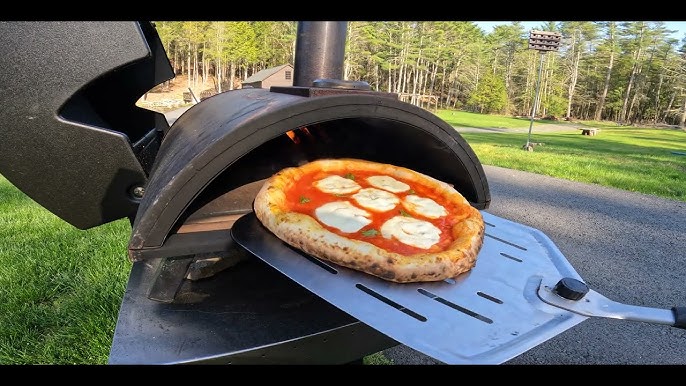 First cook on the Walmart 15” Expert grill charcoal pizza oven. I still  need some practice, but pretty great for the first try! : r/pizzaoven