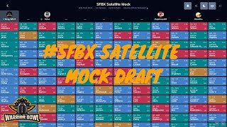 #SFBX Satellite Mock Draft On Sleeper (Best Ball)