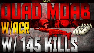 MW3: 145 Kill QUAD MOAB On Bootleg! :: Awkward