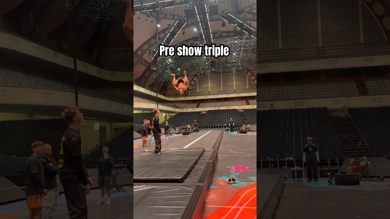 Clean triple before show😮‍💨🔥 