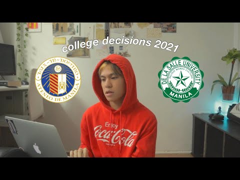 college application reactions 2021 (admu + dlsu)
