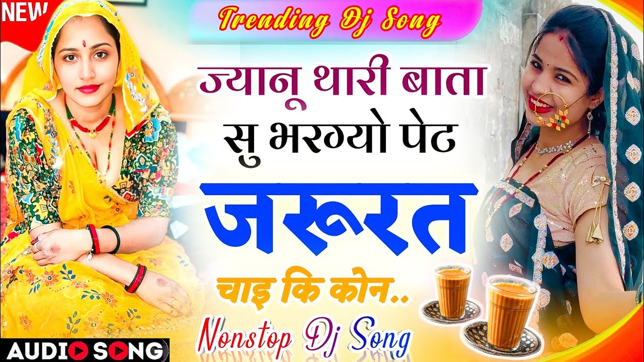 Rajasthani Dj Song 2026 | ज्यानू थारी बाता सु पेट भरग्यो वायरल ट्रेडिंग सोंग- Meenawati Dj Meenageet