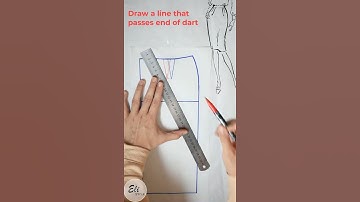 Patternmaking Tip| Change Dart To Pleat - Skirt Pattern#sewingpattern #diy #sewing #patterndrafting