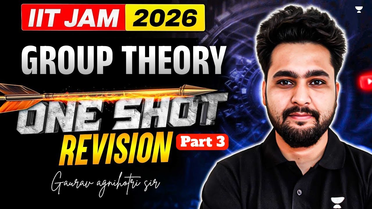 Group Theory IIT JAM | IIT JAM Mathematics Feb 2026 | One shot Revision ...