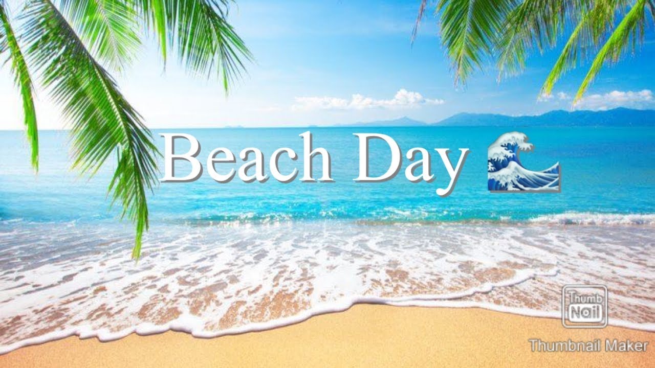 Beach Day🏖 YouTube Beach Day🏖 YouTube