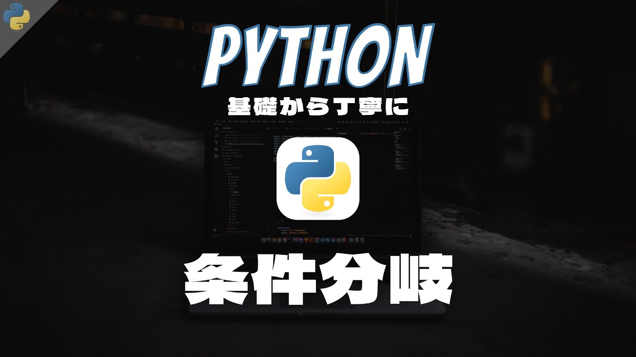 Python基礎 #11 - 条件分岐 - 基礎から丁寧に