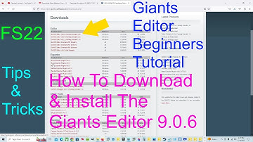 Giants Editor Tutorial | How To Download And Install Giants Editor 9.0.6 Newest Editor | Beginners
