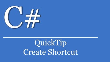 QuickTip #162 - C# Tutorial - Create Shortcut | Visual Studio | .NET | KeyDown Event