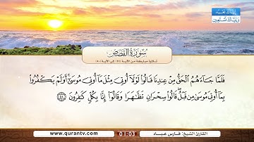 سورة القصص | تلاوة مباركة من الآية 44 إلى الآية 50 | بصوت القارئ الشيخ فارس عباد