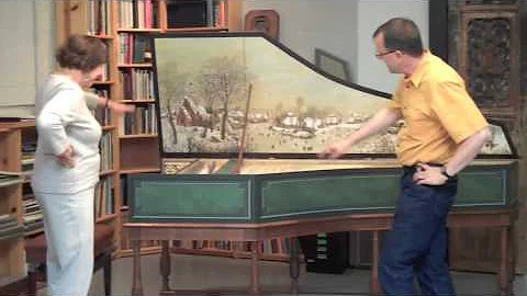 Harpsichord Making:  Lid Painting