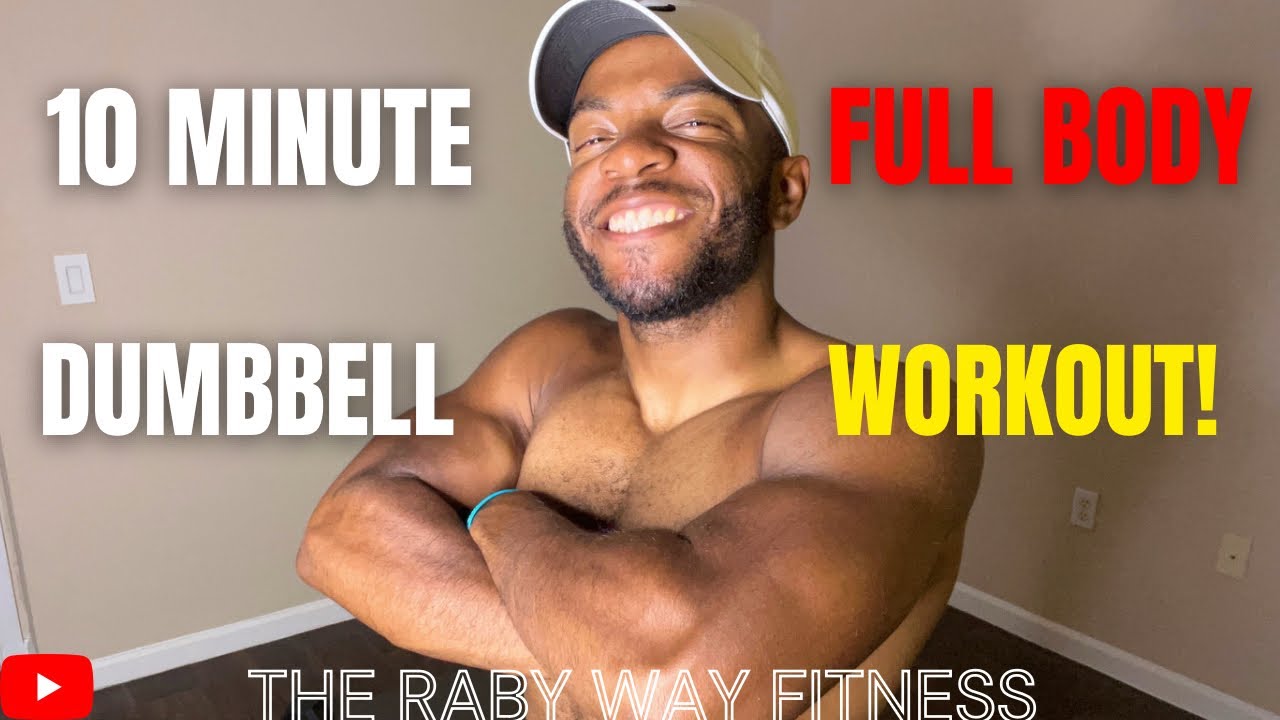 10 MINUTES | FULL BODY HIIT | DUMBBELL WORKOUT - YouTube