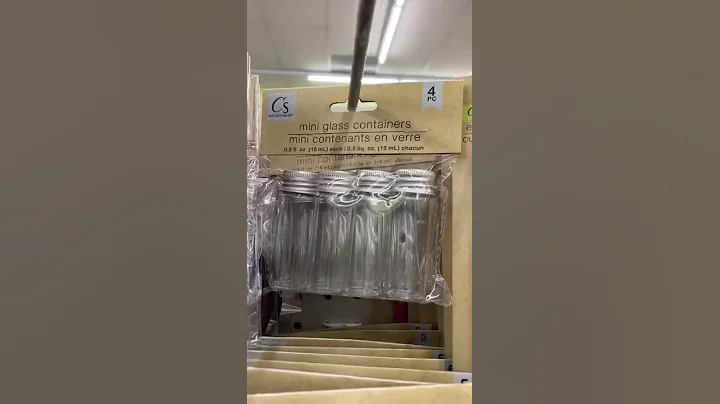 Dollar Tree Mini Glass Containers