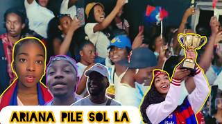 Ariana foule sol la tankou yon prezidan🇭🇹🇭🇹🇭🇹 pèp la anvayi😳😳😳
