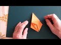 Origami base 6 grenouille ou lys