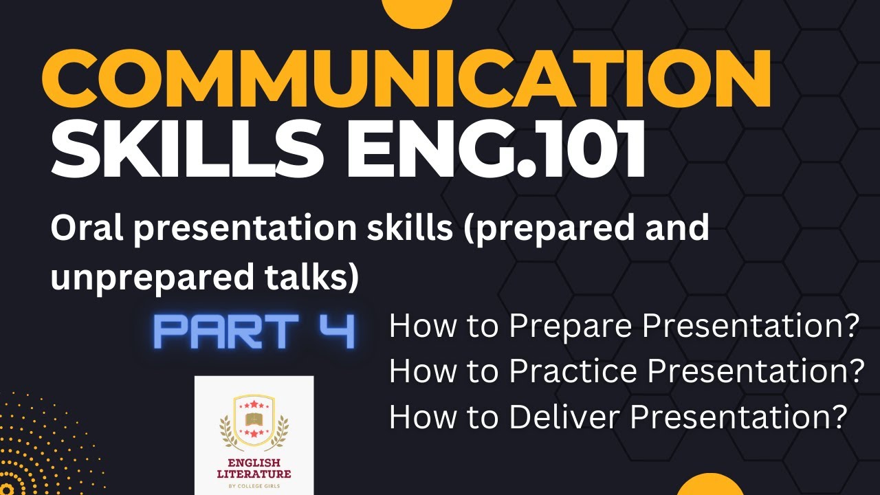 oral presentation skills prepared and unprepared talks