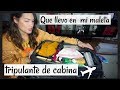 LA VIDA DE UNA AZAFATA DE VUELO ✈️ // VLOG # 9 QUE LLEVO EN MI MALETA DE AZAFATA