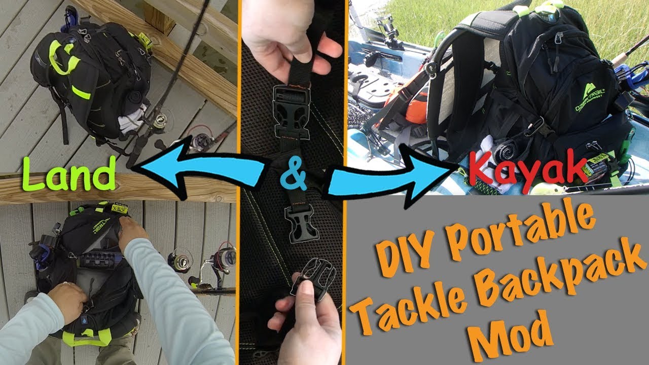 DIY Portable Tackle Backpack Mod for Kayak & Land Fishing 