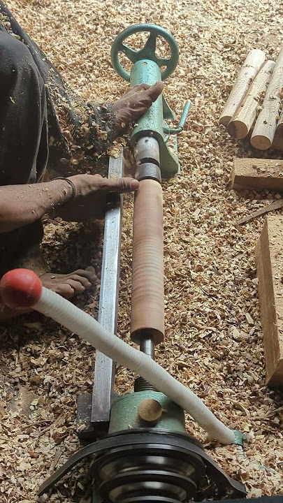 Turn Your Own Wooden Rolling Pin on a Lathe | Manufacturing Movements #shorts