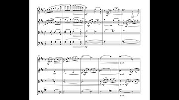 String Quartet in D Major (original composition)